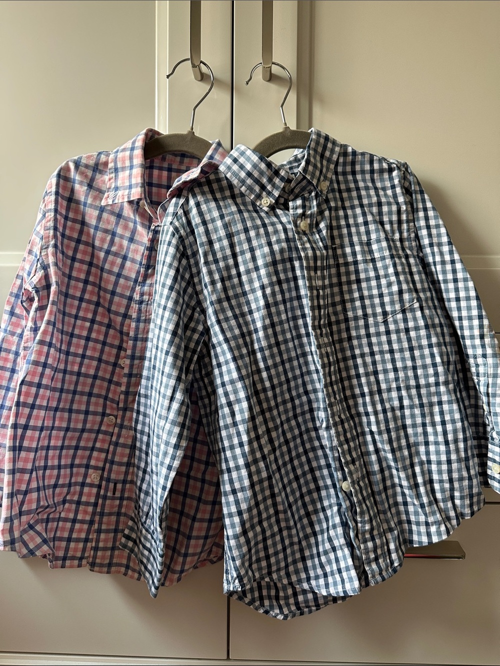 Crewcuts Kids' Plaid Button-Down Shirt - Pink & Blue